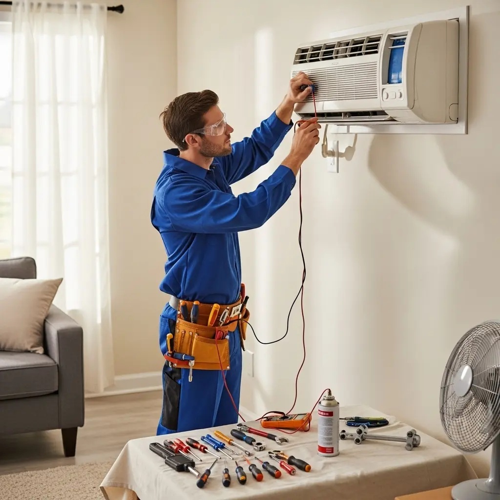 Gaziemir Panasonic Panasonic klima gaz dolumu ve bakım – Enerji verimliliği artırıldı. - Teknik servis örneği
